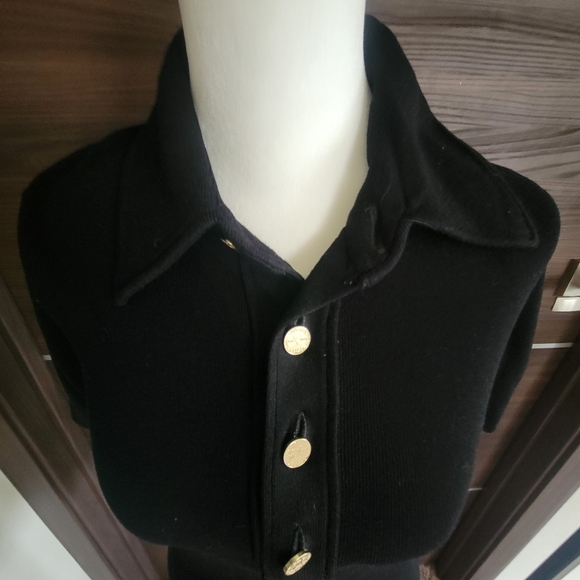Louis Vuitton Women’s Size S • Black Uniform Polo Shirt Top - Picture 3 of 9